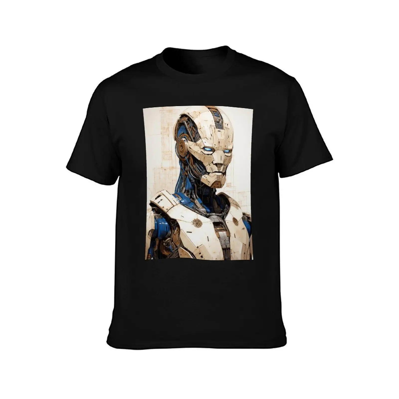 Evil cyborg model E012C T-Shirt Anti-Wrinkle Short Sleeve T-Shirt