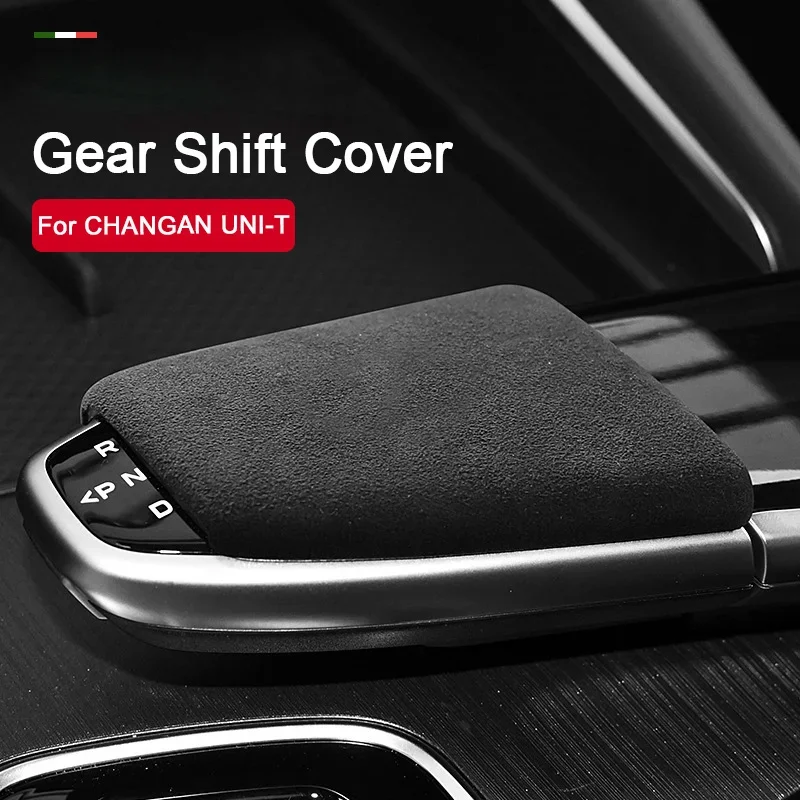 For Changan UNI-T UNIT 2020 2021 2022 2023 2024 Super Suede Car Gear Shift Knob Protective Case Gears Lever Head Cover
