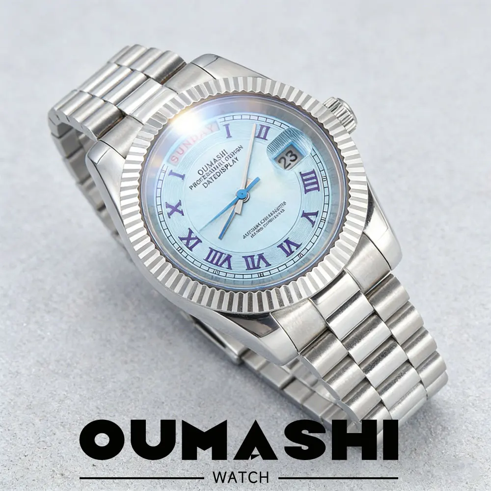 

36mm/39mm Retro Men's watch Automatic Mechanical Date Movement Calendar Watch Model Miyota 8285 Movement Sapphire Glass