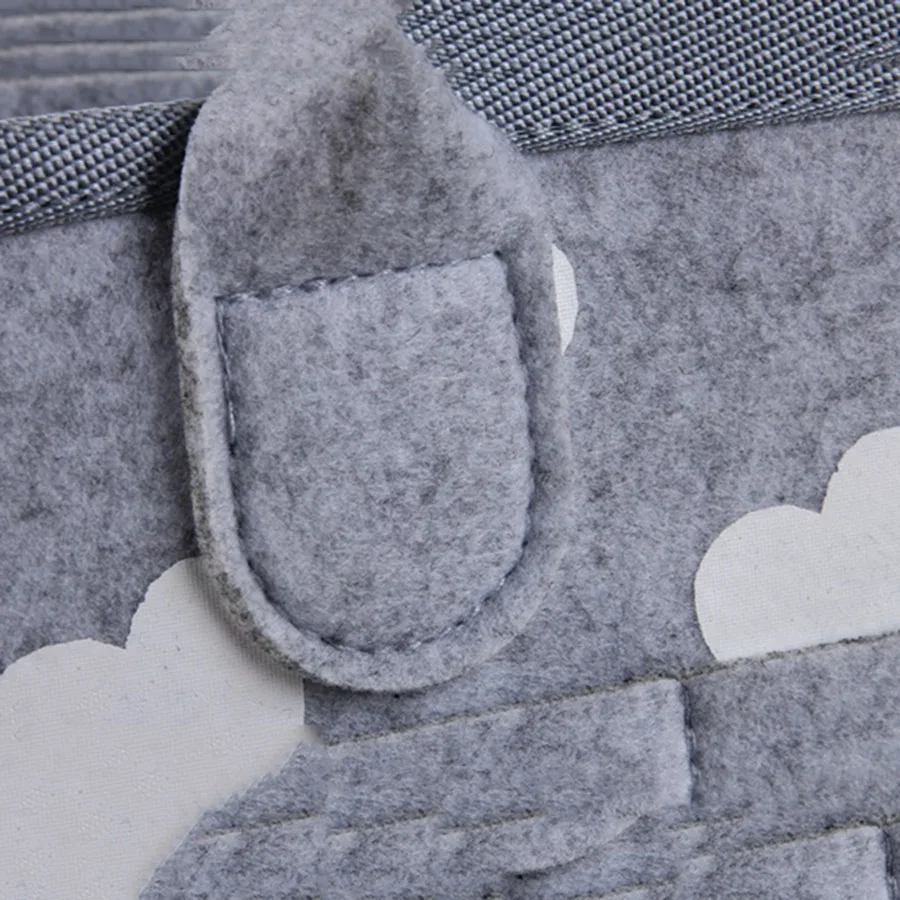 Borsa portaoggetti portatile per organizer per pannolini per bambini per fasciatoio e contenitori portaoggetti essenziali per la cameretta dell'auto
