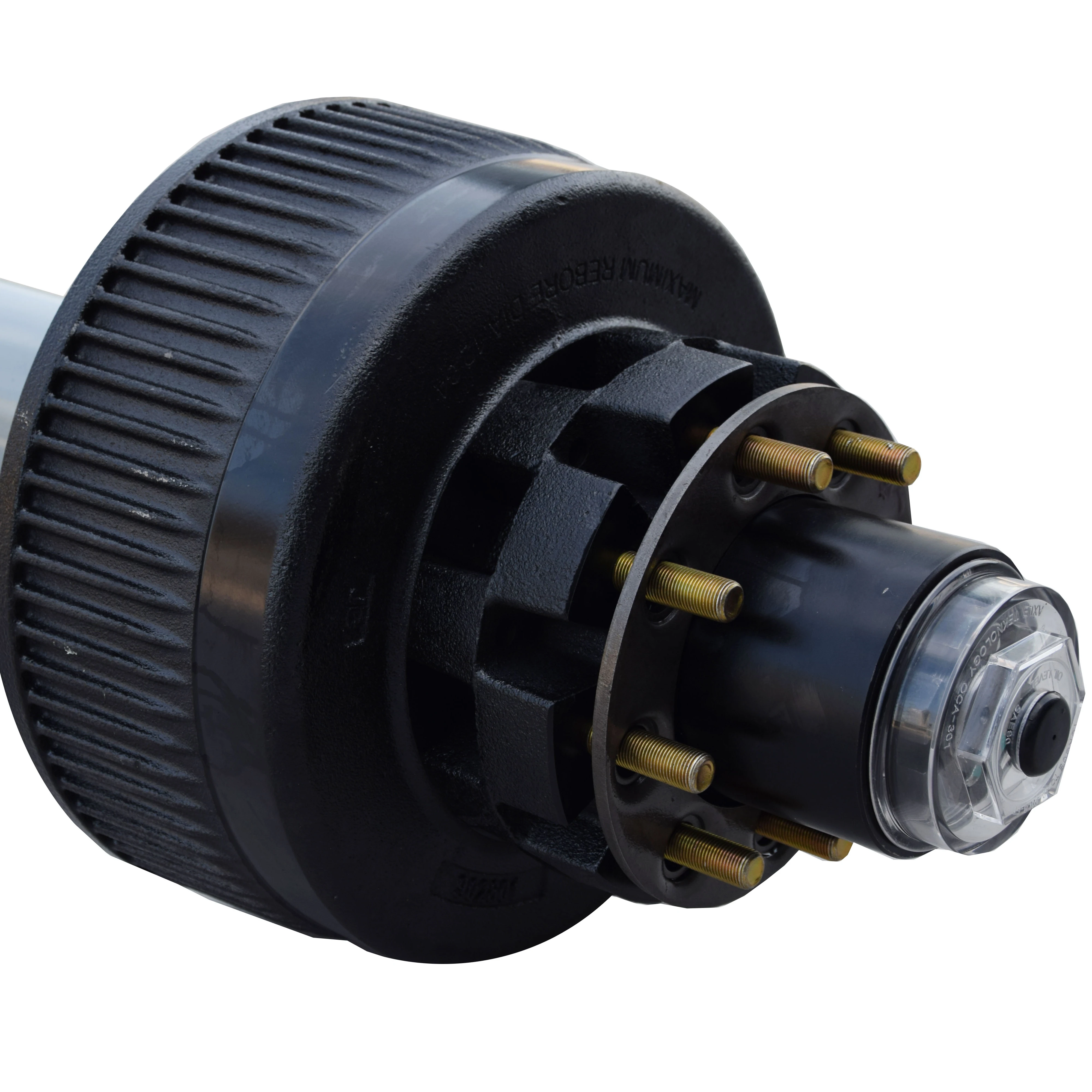 

12000 LBS 12.25 Inch 8 Bolts Drum Braked Axle Assembly For America Type Trailers