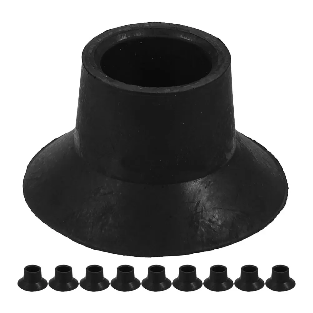 

10pcs Trampoline Replacement Parts Rubber Feet Round Non-Slip Leg Caps Universal Floor Protectors Sturdy Cushion Pads