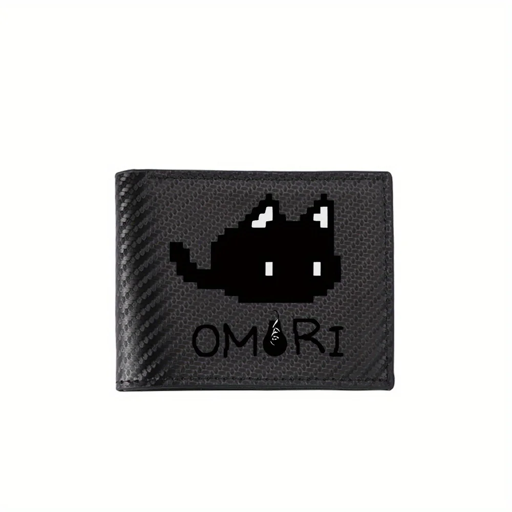 Shapes block small figure head simple Men's Wallets Simple Business Modern Stylish Printing Design Gifts For Father Boyfriend Ch