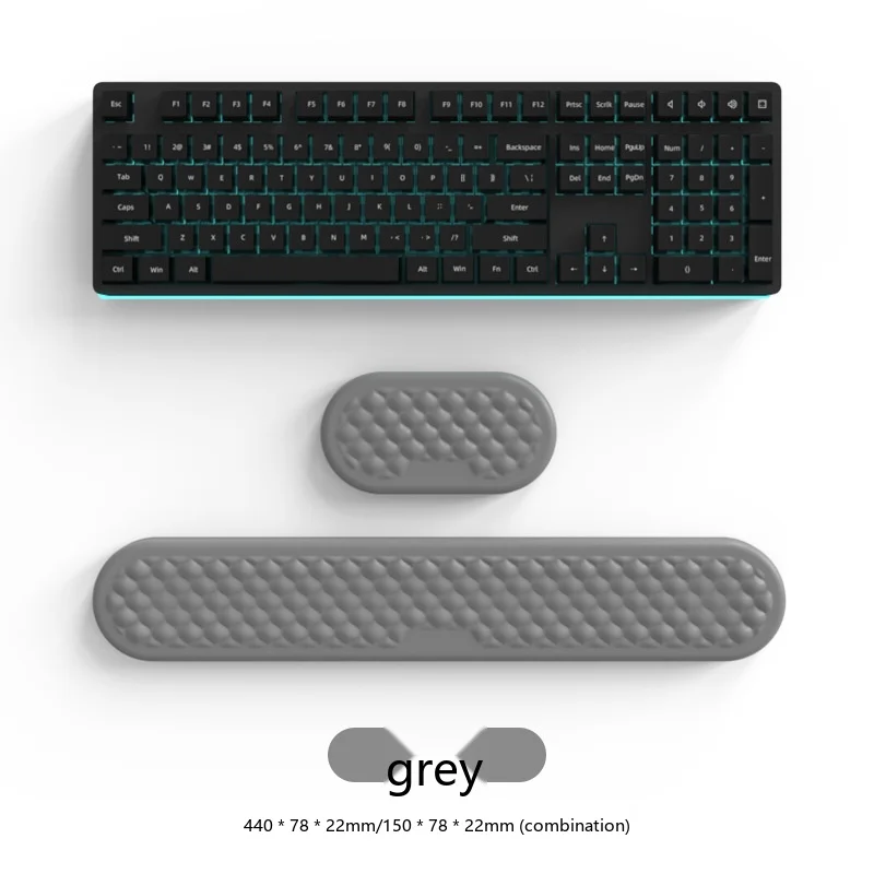 Diamant-Wassertropfen-Handgelenkauflage, ergonomische Schreibtischunterlage für Büro und Gaming, 13 Farben, 3 Konfigurationen – Detail 10