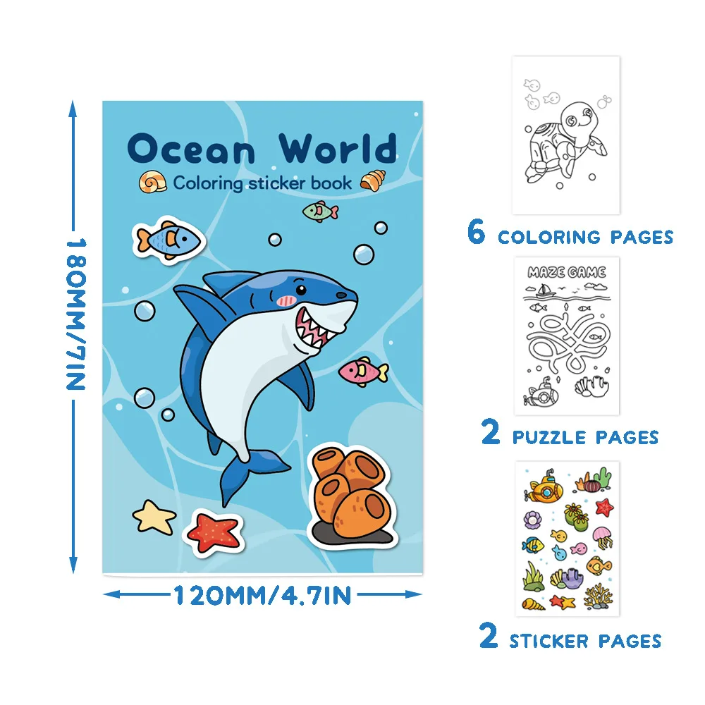 

10 детских книжек-раскрасок для праздников с забавными книжками-раскрасками и наклейками для детей от 3 до 6 лет