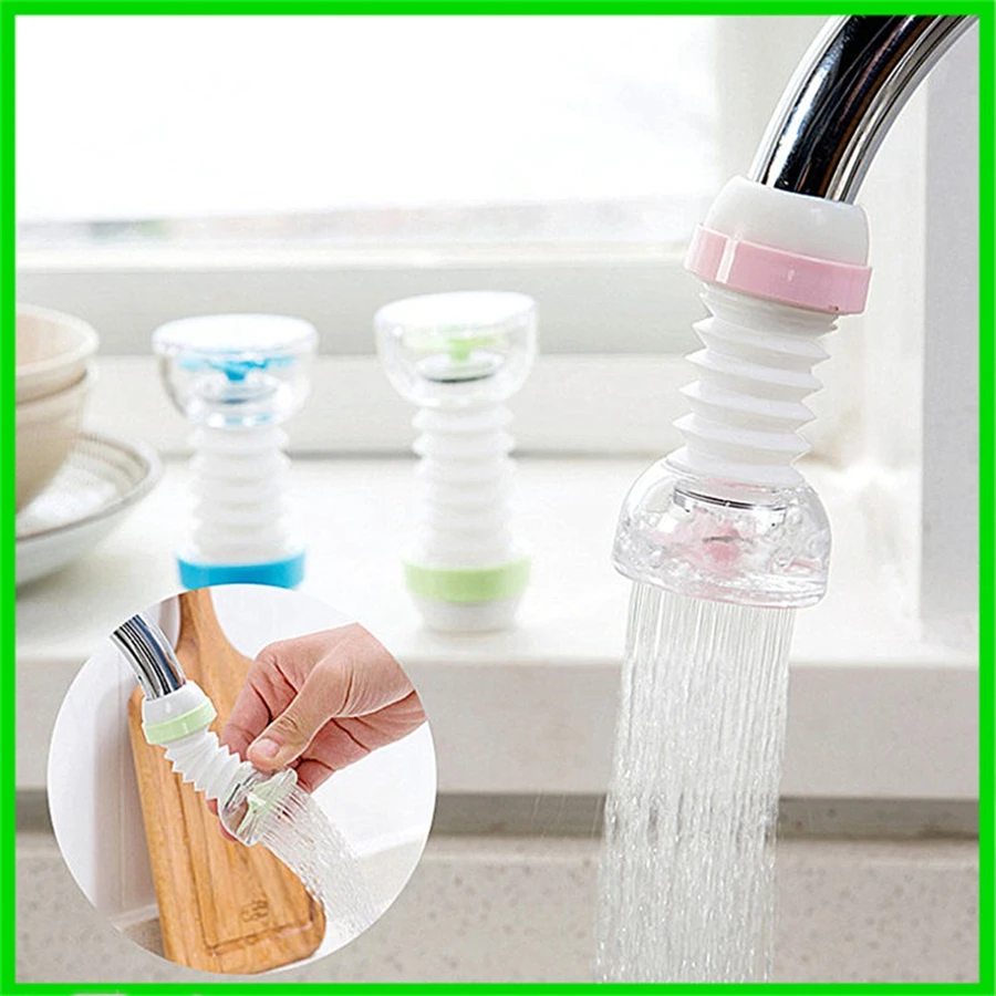 Kitchen Faucet Shower Head Can Move and Rotate 360° Faucet Filter Water-saving Filter Element Splash-proof Water-saving Device