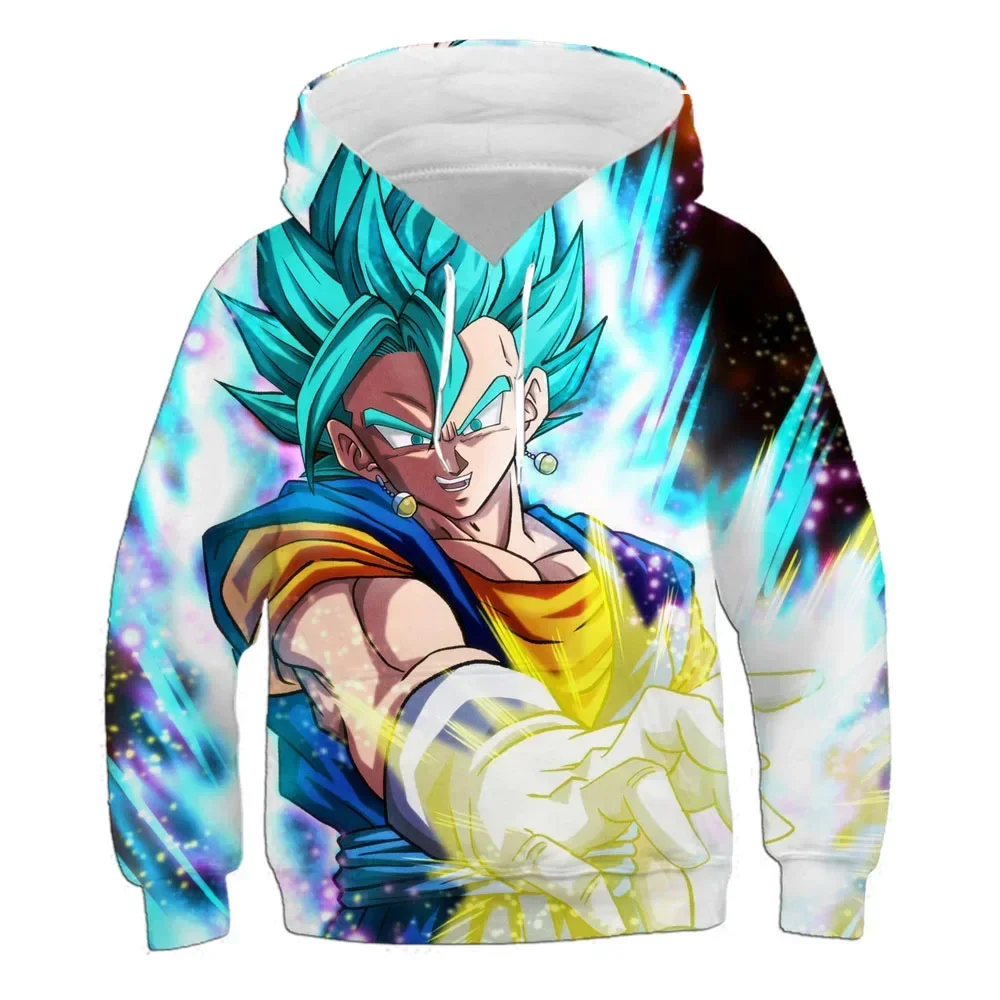 Dragon Ball Children's Wukong Hoodie Autumn New Children's Clothing Children's Hoodie Boy Cartoon 3d Hoodie Fashion Cool