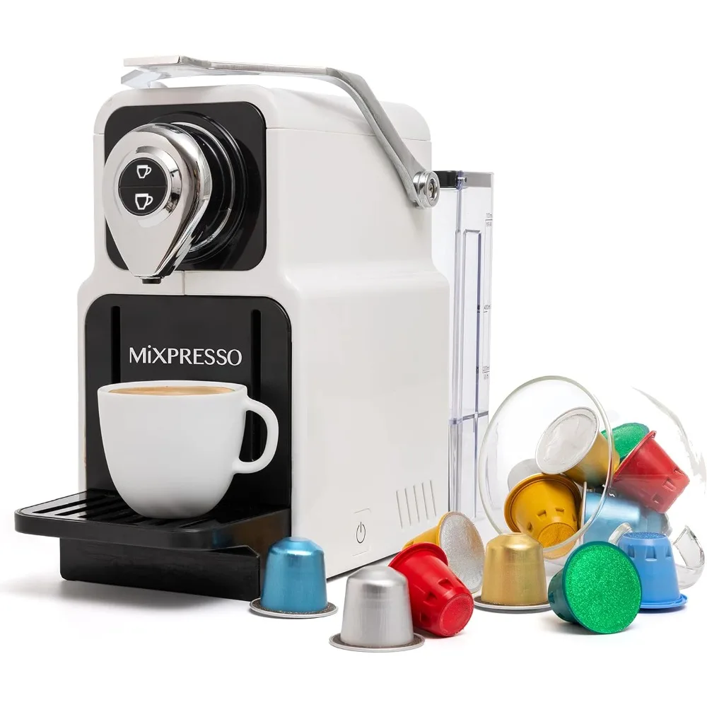 

Espresso Machine for Nespresso Compatible Capsule, Single Serve Coffee Maker Programmable for Espresso Pods, Premium Italian