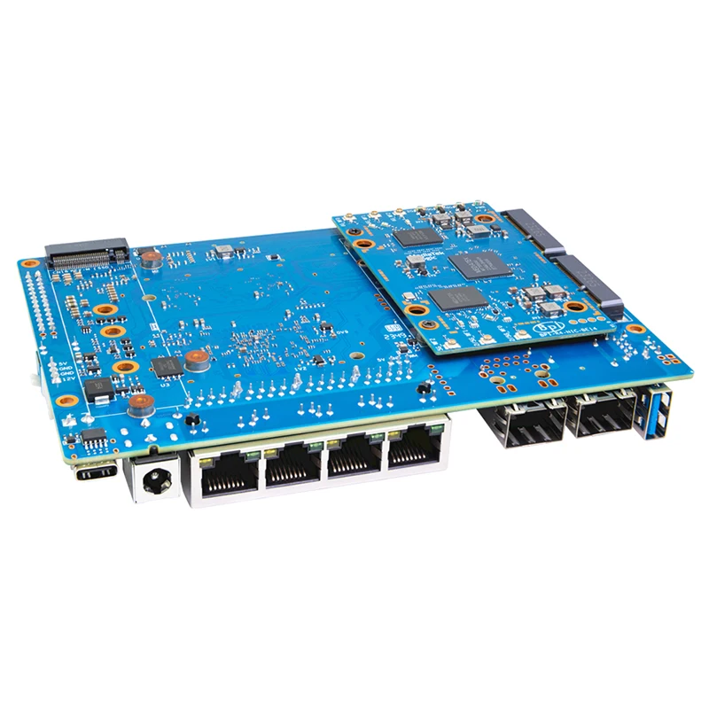 Imagem -05 - Módulo Wifi com Antenas Opcionais 32 Bits Risc-v Mcu Pcie 3.0 Interface para Banana pi r4 Mt7995av Bpi-r4-nic-be14