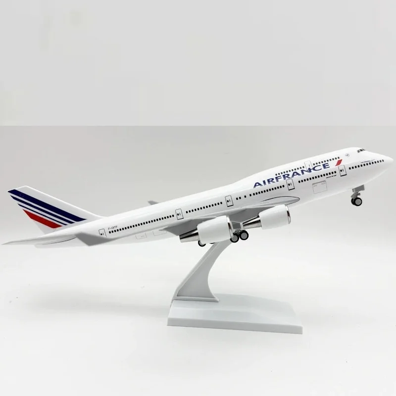 airplane kids toys 1/240 Scale 30cm B747 Air France A380 Airways For Boys Aircraft Model Kit (With Stand) Collected Gift By