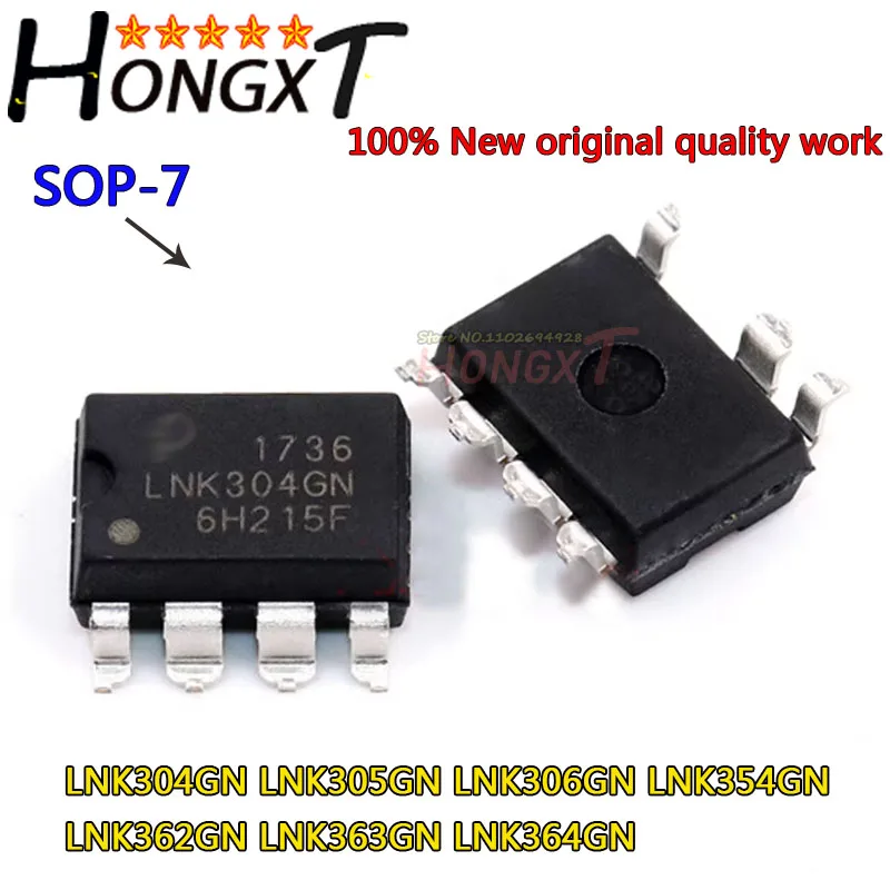 (10piece)100% New LNK304GN LNK305GN LNK306GN LNK354GN LNK362GN LNK363GN LNK364GN sop-7 Chipset