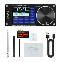 HAMGEEK ATS25 Pro+ Supports Bluetooth Wifi AIR band FM SW SSB MW LW AIR SDR Receiver Aviation Band Receiver firmware 4.2 SI5351