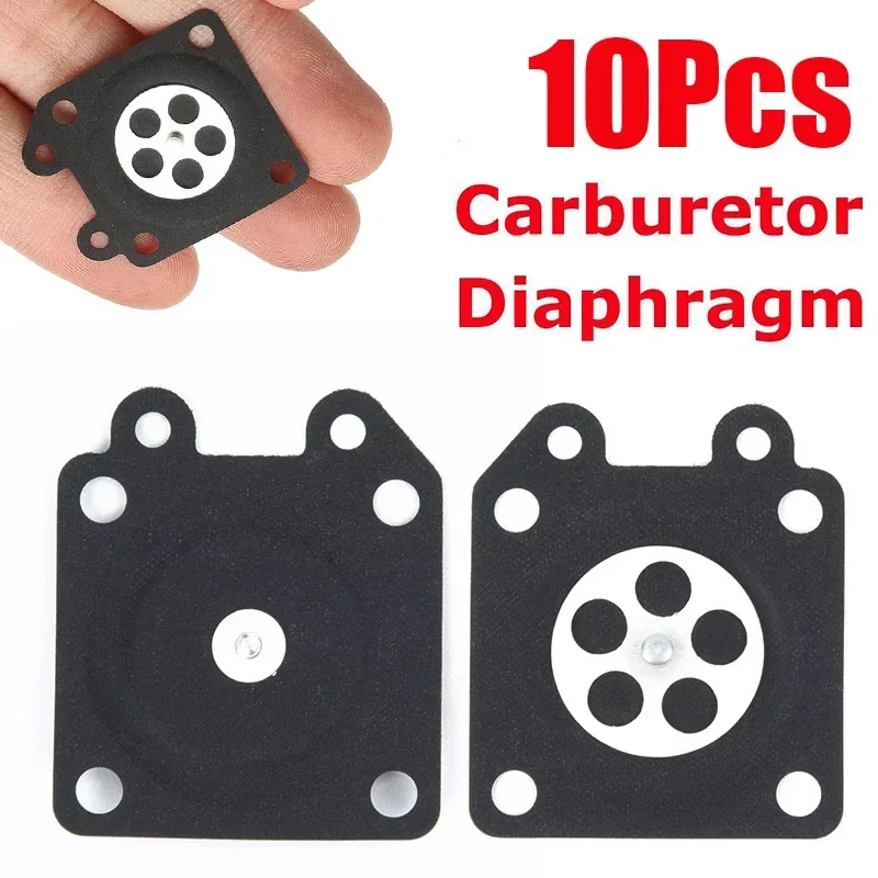 10Pcs Chainsaw Carburetor Metering Diaphragm Gaskets Carburetor Repair Rebuild Kits For 95-526 95-526-9 95-526-9-8