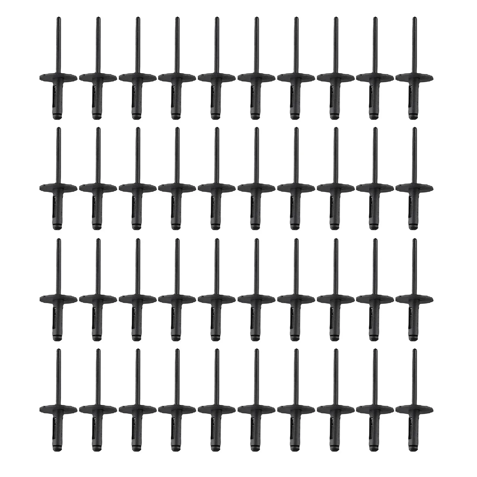 

40x Panel Plastic Clip Black Bumper Car Rivets Assortment Door Sill Fender Tool 51717002953 51777171004 Liner Wheel