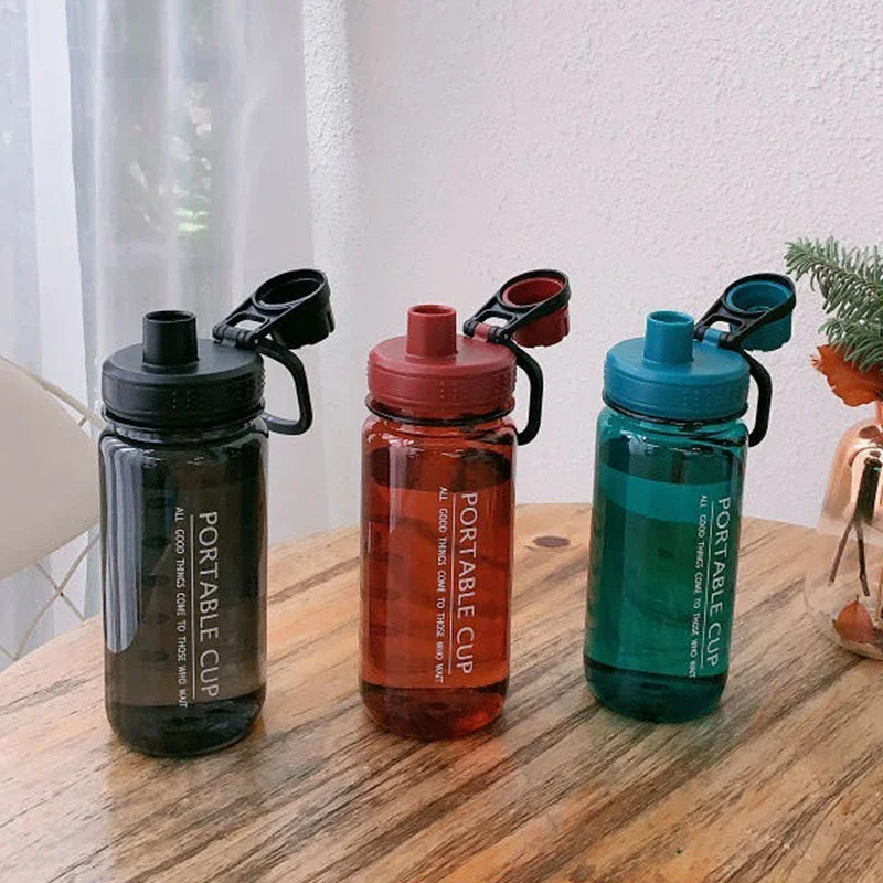 

BPA-Free Sport Water Bottle with Chug Lid Leak Proof Tritan Plastic Water Bottle for Cycling Camping Reusable Drinking Bottle