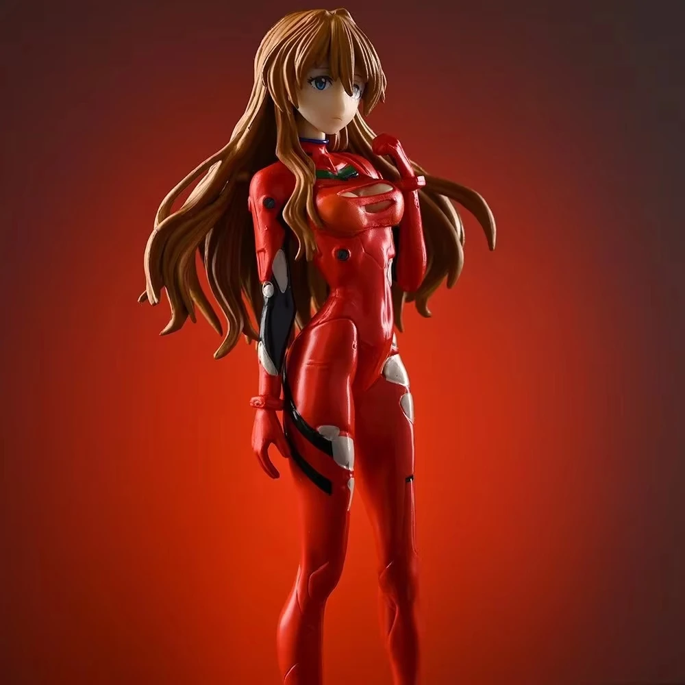 18cm Ayanami Rei Asuka Figurki Akcji NEON GENESIS EVANGELION PVC Figurki Model Anime EVA Garage Kits Zabawki Ozdoby Kolekcja