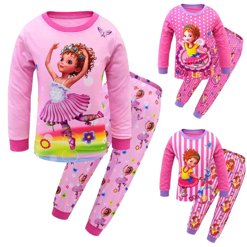 

Необычные пижамы Нэнси для девочек, длинные пижамы для малышей, нарядные детские пижамы Нэнси с мультяшным принтом в стиле аниме, одежда для сна, милый подарок на день рождения