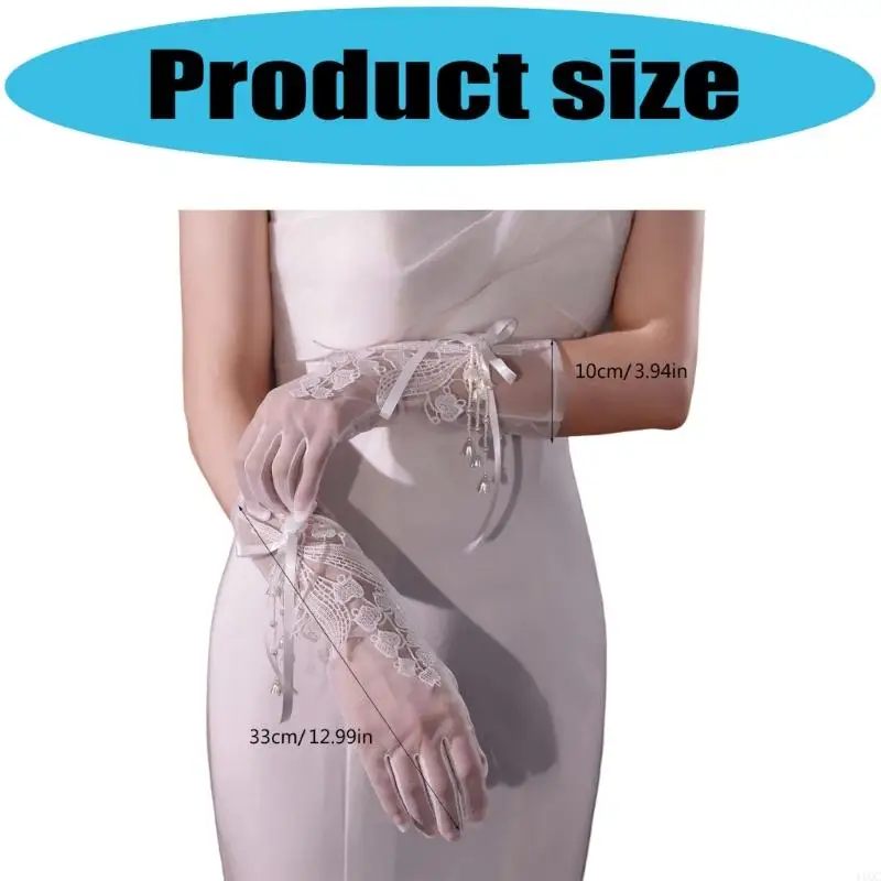 2025 قفازات زفاف جديدة 1920s زهرة قفازات فرنسية لعروض الأوبرا للنساء والفتيات #6