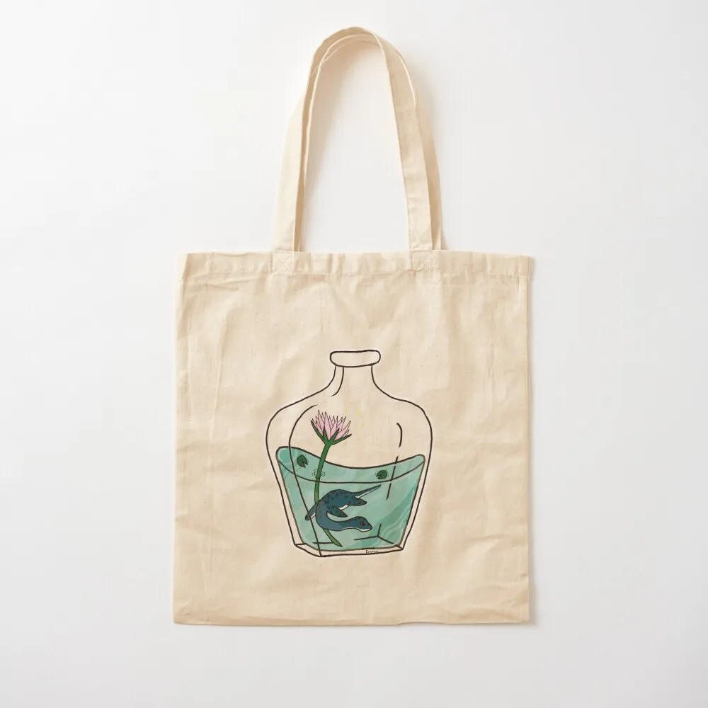 

Nessie in a bottle Tote Bag bags woman 2025 hand bags reusable shopping bag