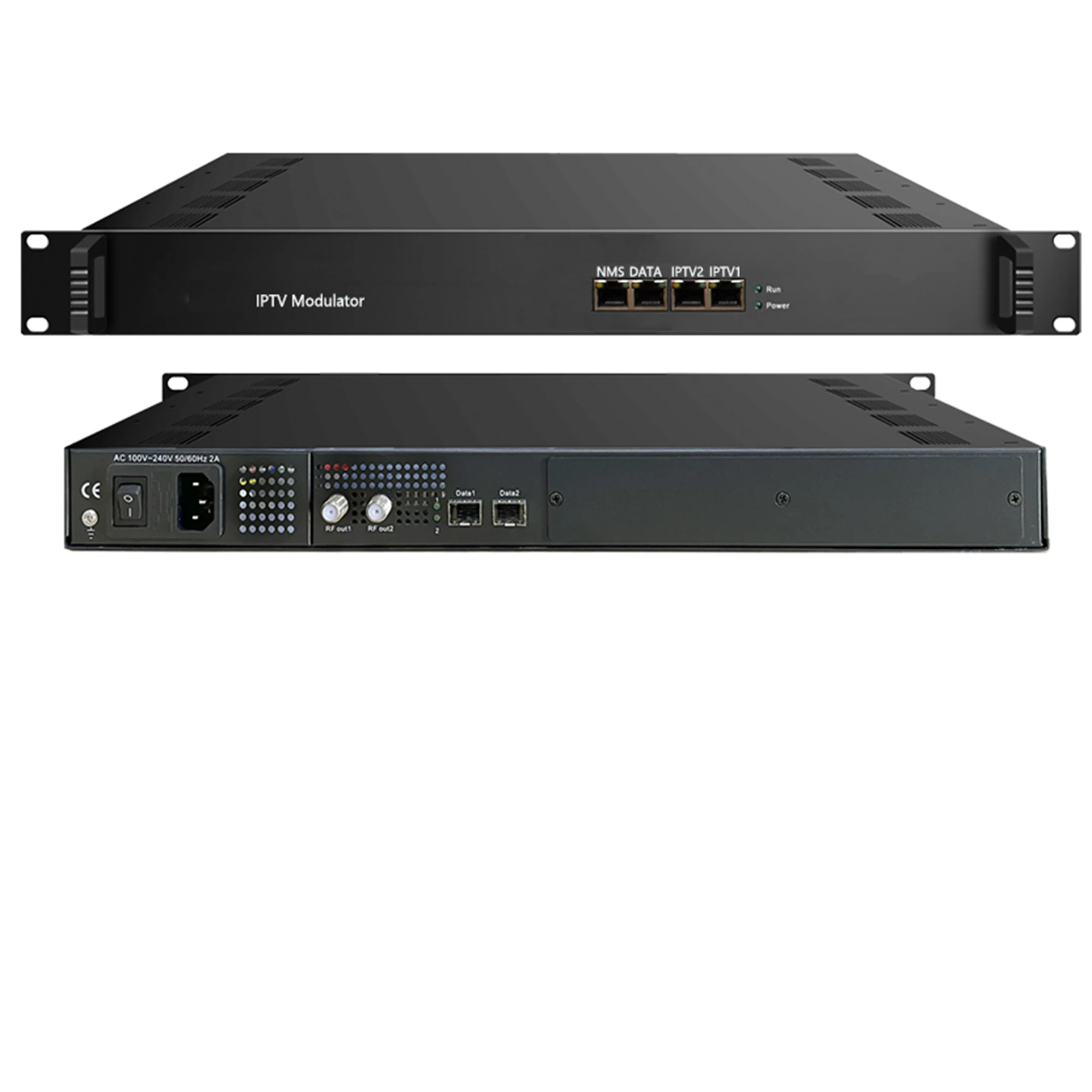8 16 24-Kanal IP (HLS/RTSP/UDP/HTTP zu RF DVB-T ATSC ISDBT DVB-C DTMB Modulator ASI zu RF CATV Front-End-Ausrüstung SFP FE IN