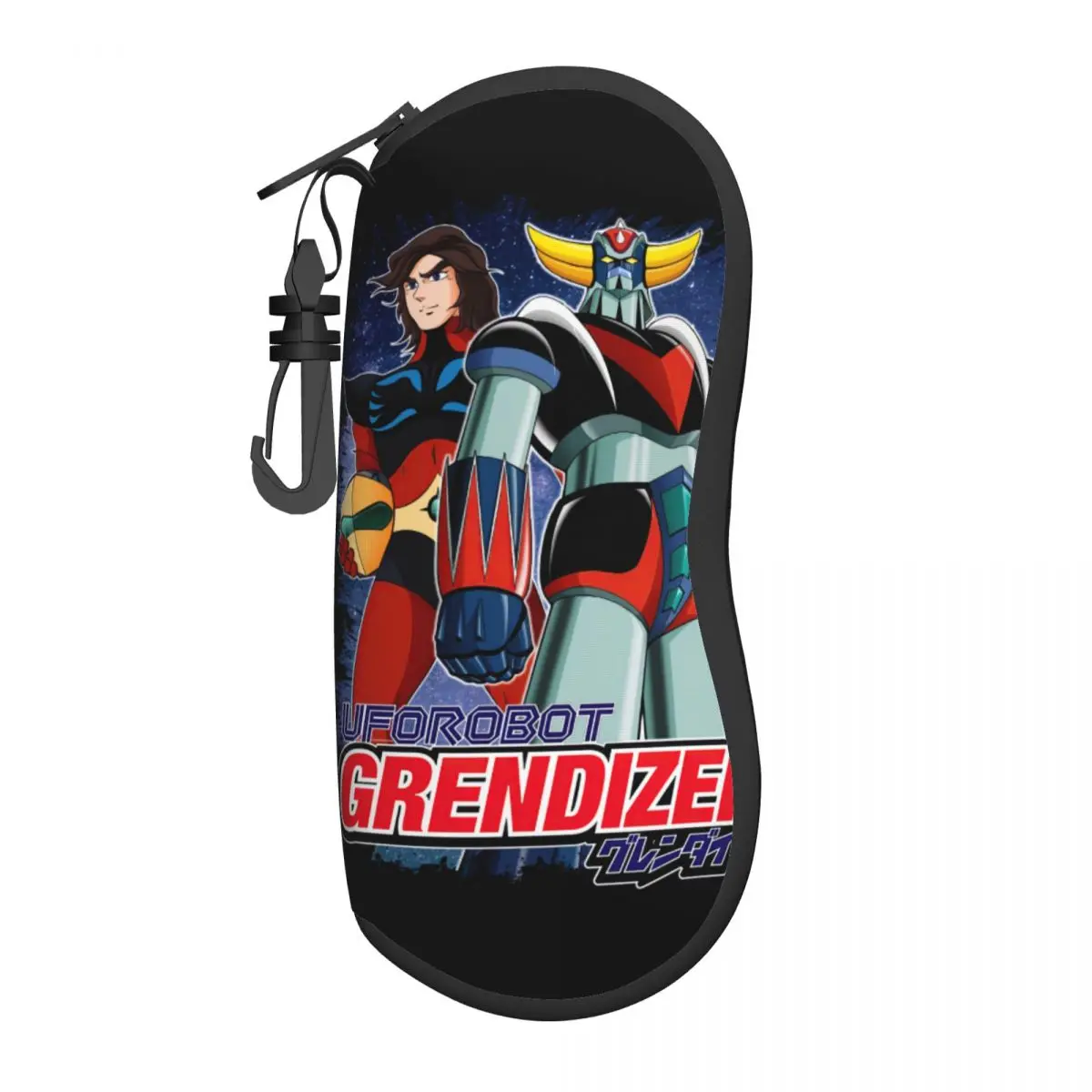 

Goldorak Grendizer Sunglasses Soft Case Neoprene Zipper UFO Robot Goldrake Shell Eyeglass Case Protective Box For Glasses