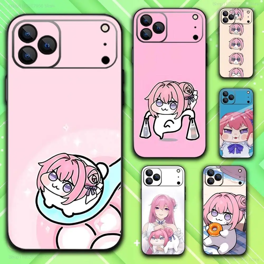 

Cute Funny N-Nikkes Doro Black Soft Skin-friendly For iPhone 17,16,15,14,13,12,11,Plus,E,Air,Pro,Max,Mini Phone Case