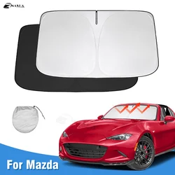 Windshield Sunshade for Mazda MX5 MX 5 ND NB NC NA Miata MK 1 2 3 2017-2022 2023 Window Shade Sun Visor Protector Blocks UV Rays
