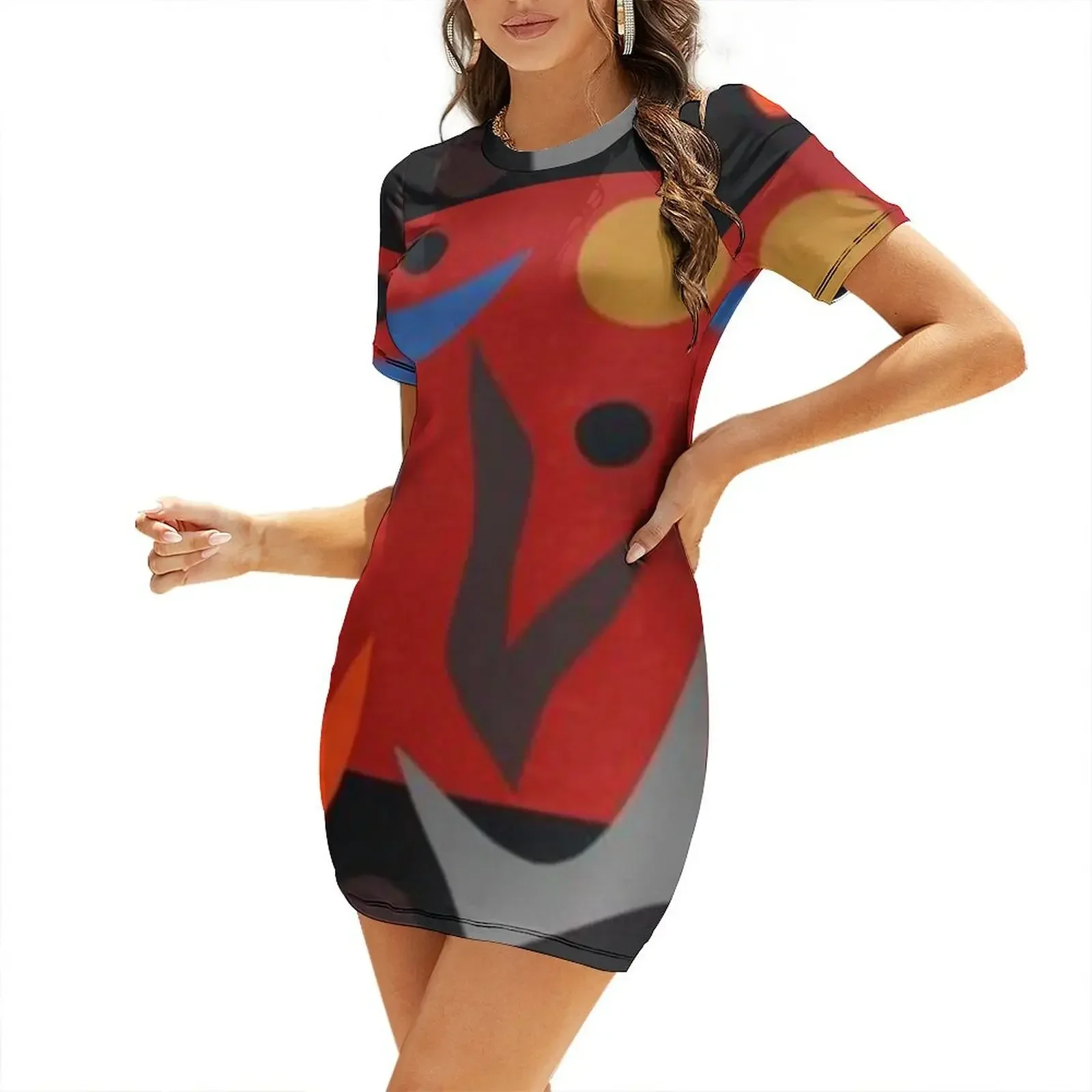 Vestido de Manga Curta John Coburn X Mas para Crianças (Meninos e Meninas) e Vestidos de Noite e Verão Femininos 2026 - Moda Feminina