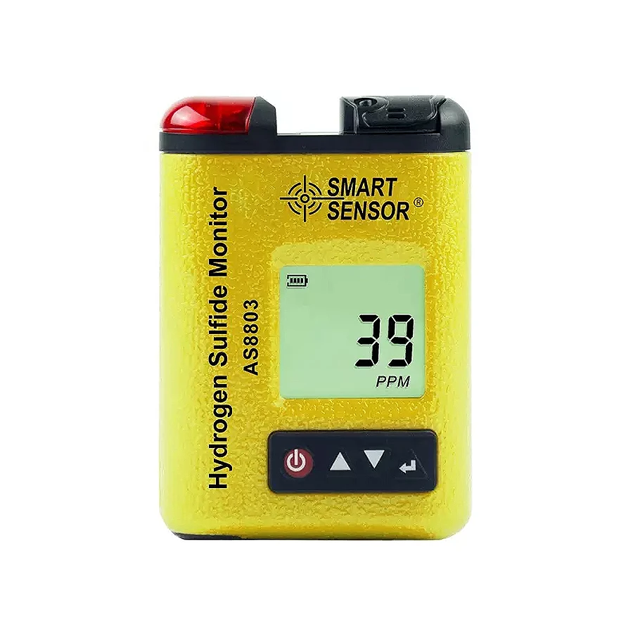 

SMART SENSOR AS8803 - Handheld High Precision Portable Hydrogen Sulfide Monitor H2S Gas Concentration Reagent Test Analyzer