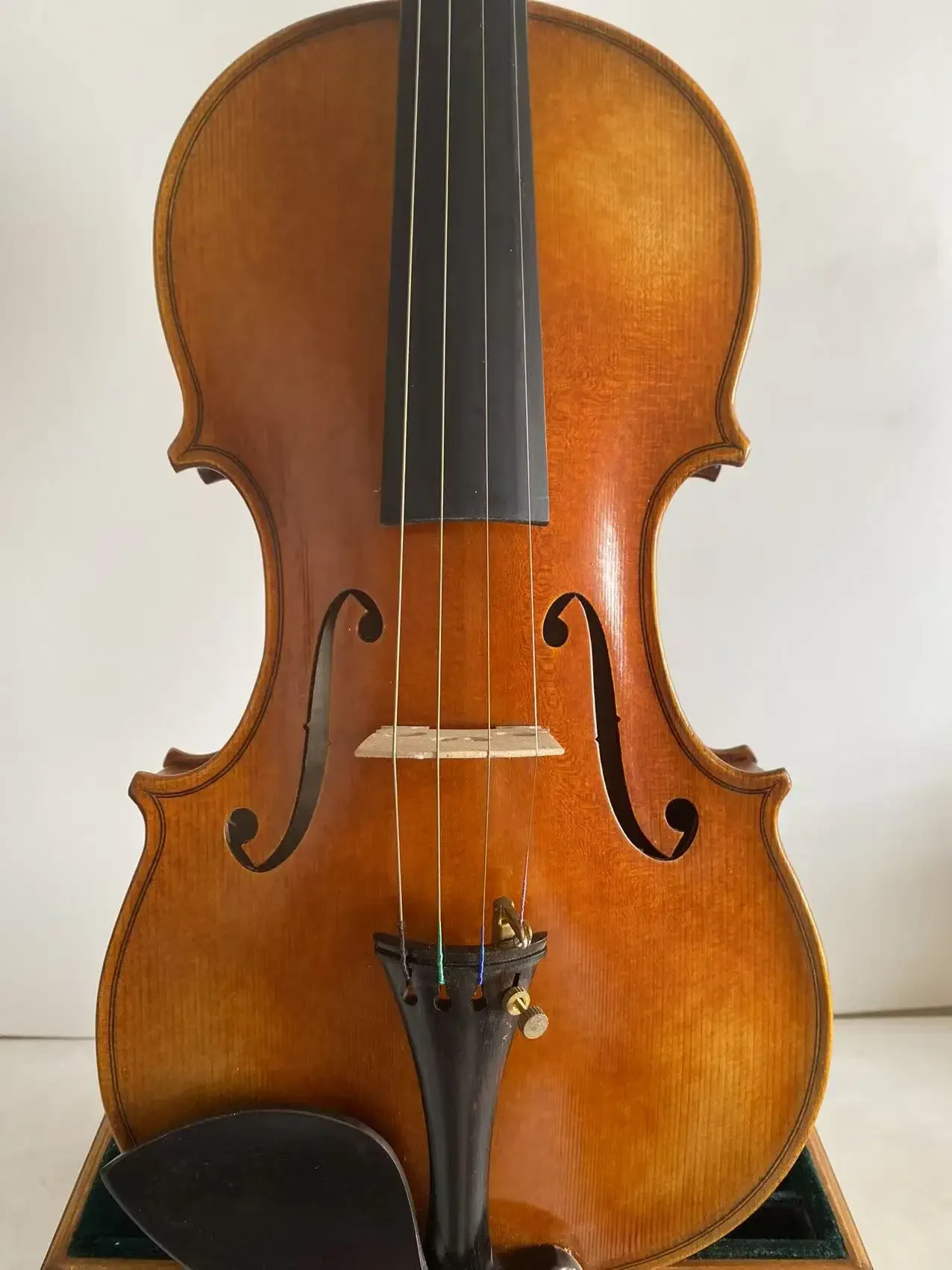نموذج جديد 4/4 كمان Guarneri من خشب القيقب الملتهب الصلب مصنوع يدويًا رقم 3520