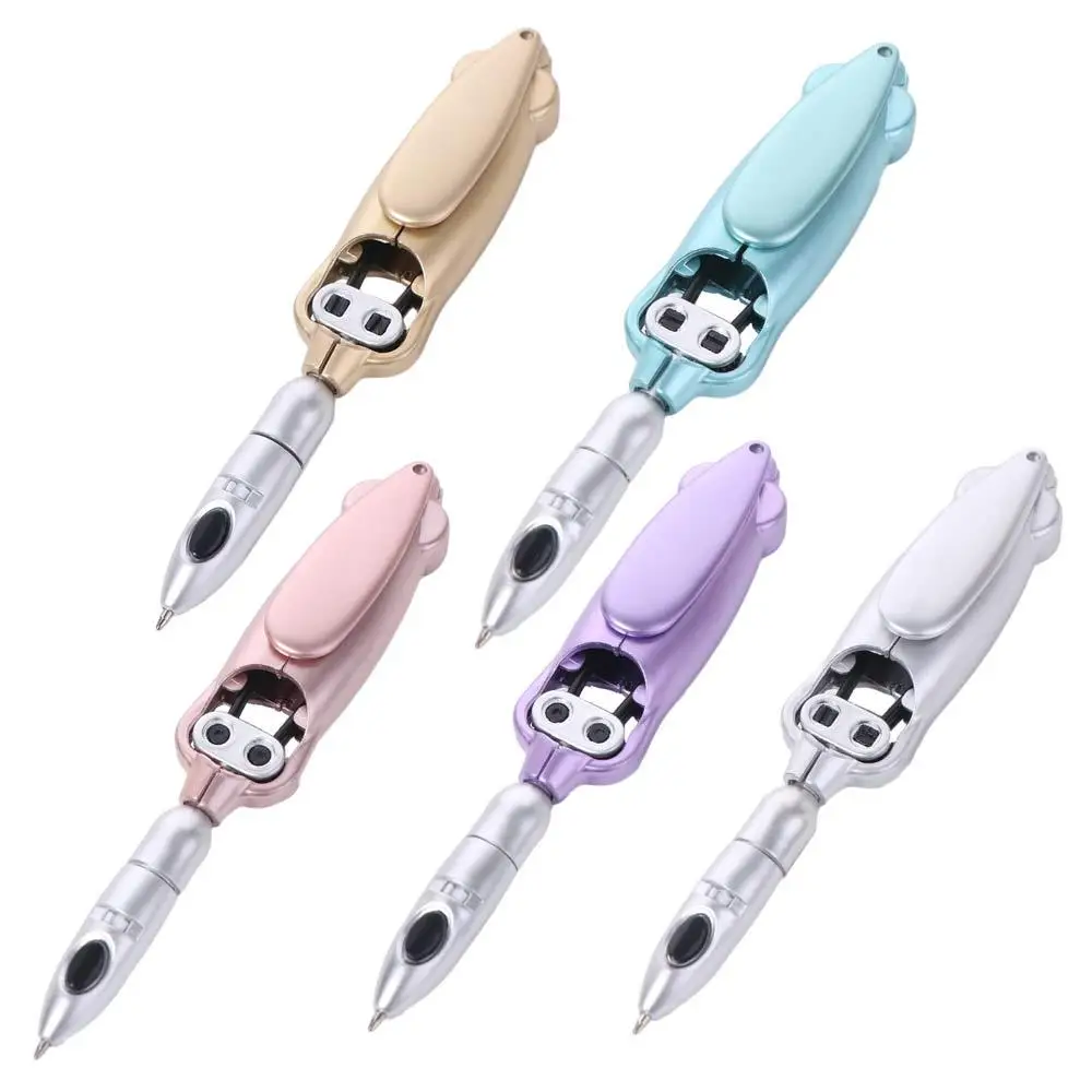 

ABS Students Robotic Pen Multifunction Squid Appearance Robotic Ballpoint Push Type Sign Pen Foldable Writing Pen School Home