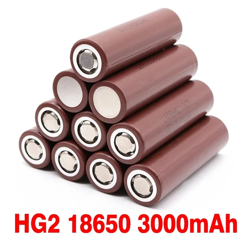 

2024 new 100% original brand new HG2 18650 3000mah battery 3.7v discharge 20a dedicated to HG2 rechargeable battery