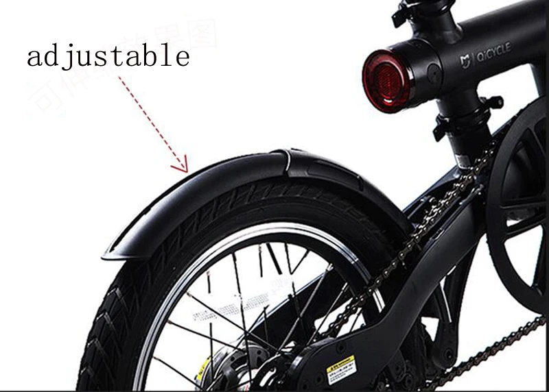 Original EF1 Kotflügel vorne und hinten für Xiaomi Qicycle EF1 Elektroroller Spritzschutz Kotflügel 3. Teile – Detail 11