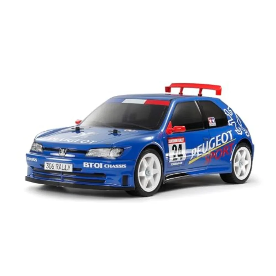 

58746 1:10 RC Peugeot 306 Maxi BT-01: Набор для сборки радиоуправляемой модели автомобиля, неокрашенный, для хобби и моделирования