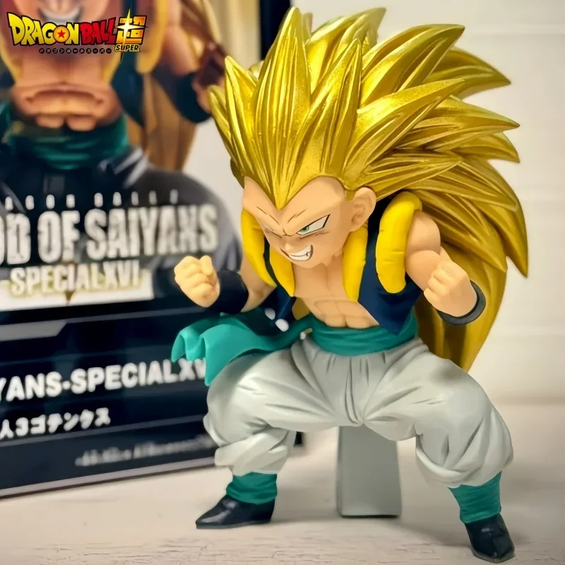 Bandai Original Dragon Ball Z Anime Figure Super Saiyan 3 Gotenks Blood Of Saiyans-special Xvi Action Figure Toys Gift