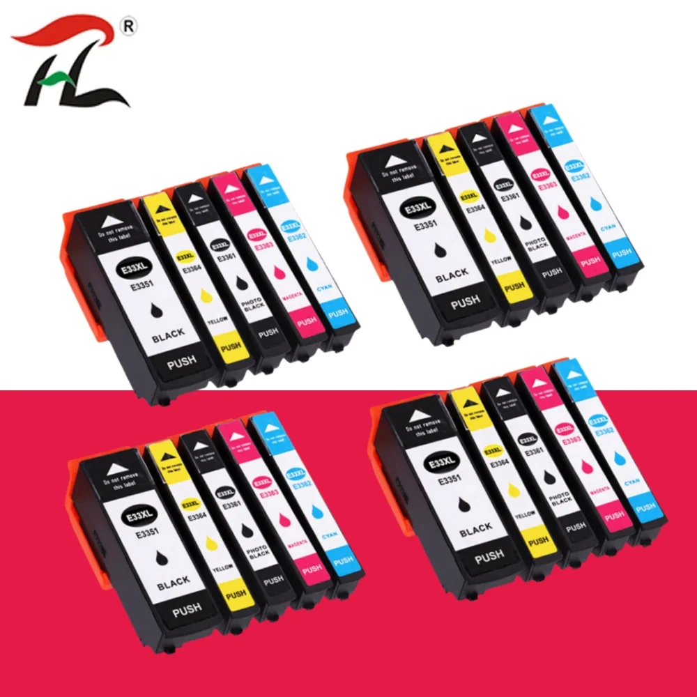 Voor Epson 33XL T3351 T3361 - T3364 Compatibele Inkt Cartridge XP-530 XP-630 XP-635 XP-830 XP-540 XP-640 XP-645 XP-900 Printer Inkt