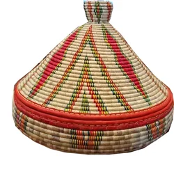 hand made mesob basket woven serving basket