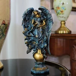 ERMAKOVA Prayer Angel Goddess Sculpture Ornament Ancient Greek Mythological Figures Lucky Statue Office New Room Home Decor