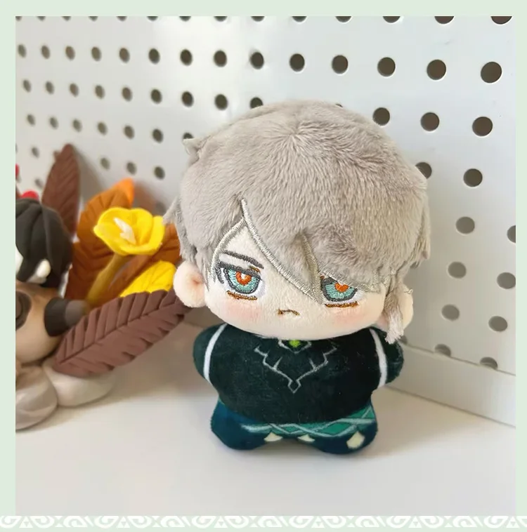 10cm Hot Anime Game Genshin Impact Alhaitham Zhongli Peripheral Products Soft Plush Stuffed Doll Kawaii Presents for Friend