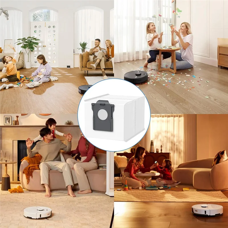 A76G-12 قطعة أكياس الغبار لملحقات Dreame Mova E30 Ultra / Trouver E30 Ultra Sweeper المدمجة لتدوم طويلاً وتعمل بشكل جيد