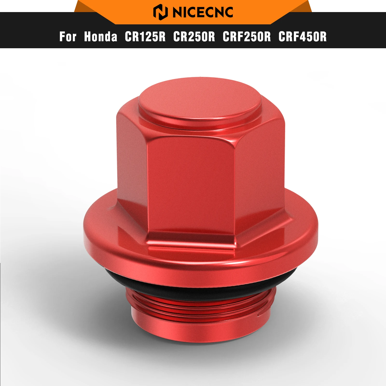

NICECNC For Honda CRF250R CRF450R Carb Sump Drain Plug For Yamaha YZ250F YZ450F Suzuki RMZ250 RMZ450 Kawasaki KX250F KX450F