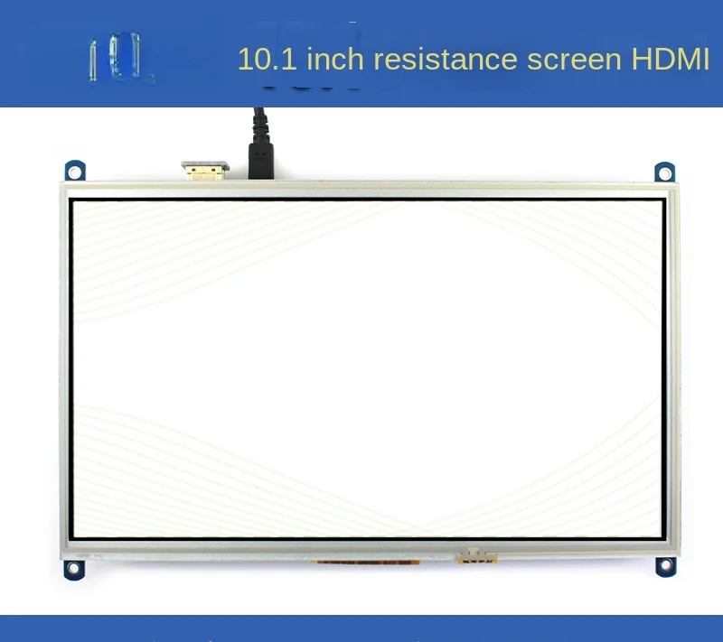 FOR Raspberry Pie 4B Raspberry Pie Monitor HDMI 10.1 inch display resistance screen touch screen