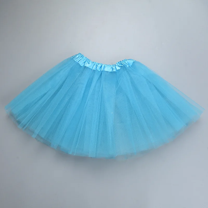 Meisje elastische ballet danskleding tutu's minirok voor verjaardagsfeestje dans 3-laags tule tutu rok voor kinderen prinses 2-8Y meisjes