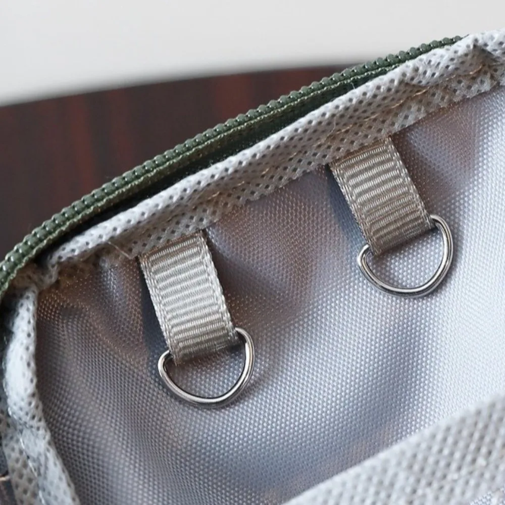 Bolsa de Armazenamento Transparente em Material PVC com Zíper, Estojo Duro Impermeável, Grande Capacidade, Organizador Multifuncional para Maquiagem