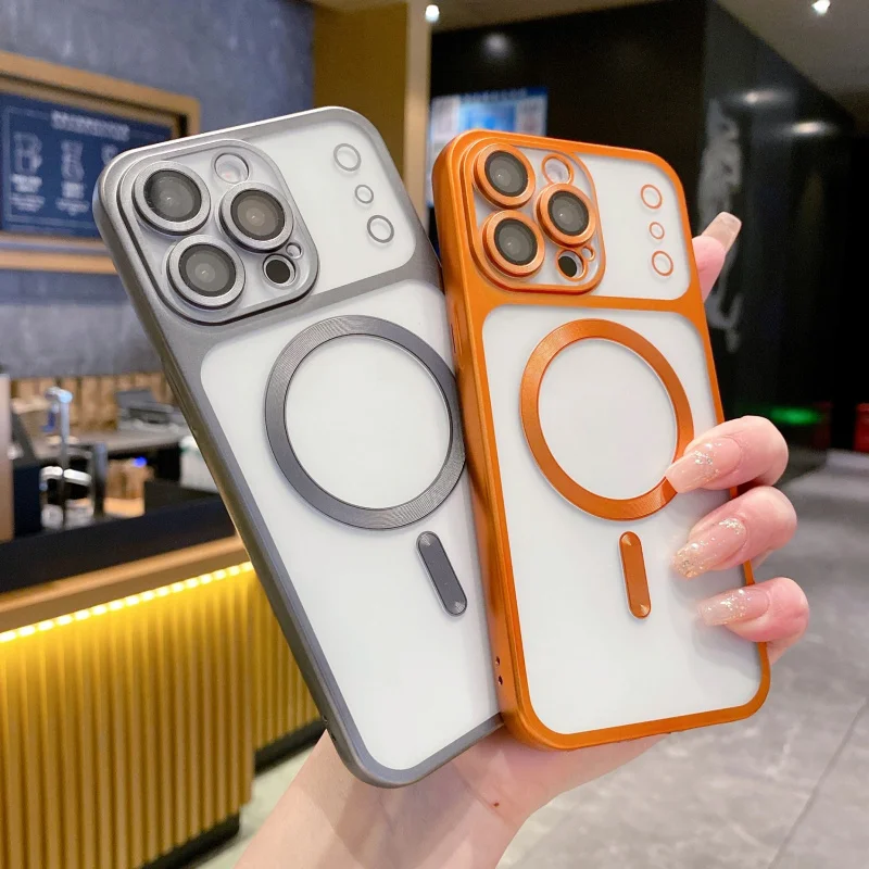 

Magnetic TPU Phone Case for iphone 17pro/15/14/16/13promax Protective Cover