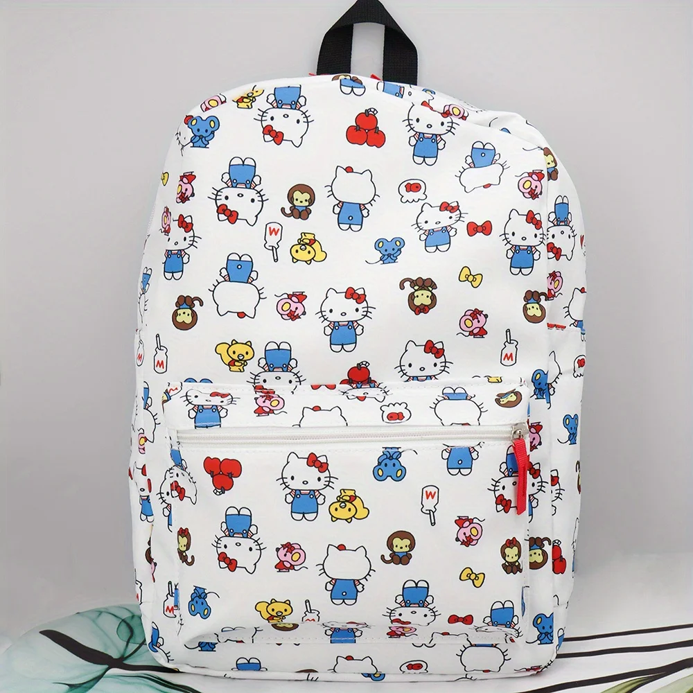 

1 pcs Sanrio HelloKitty Cute Cartoon Large Capacity Backpack Oxford Cloth Backpack Women's Backpack