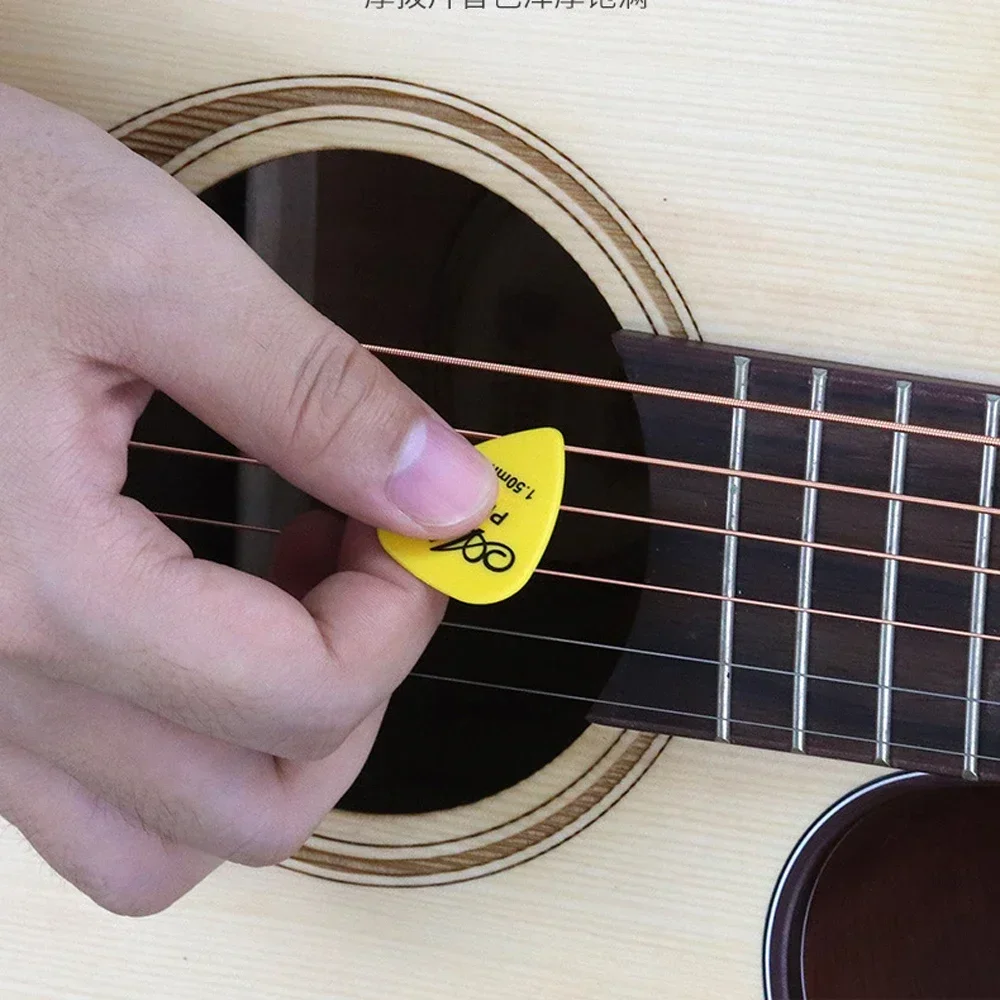 10/20/40/60/100Pcs Guitar Picks Acoustic Electric Bass Plectrum Mediator Guitar Accessories Thickness 0.58 - 1.5 mm