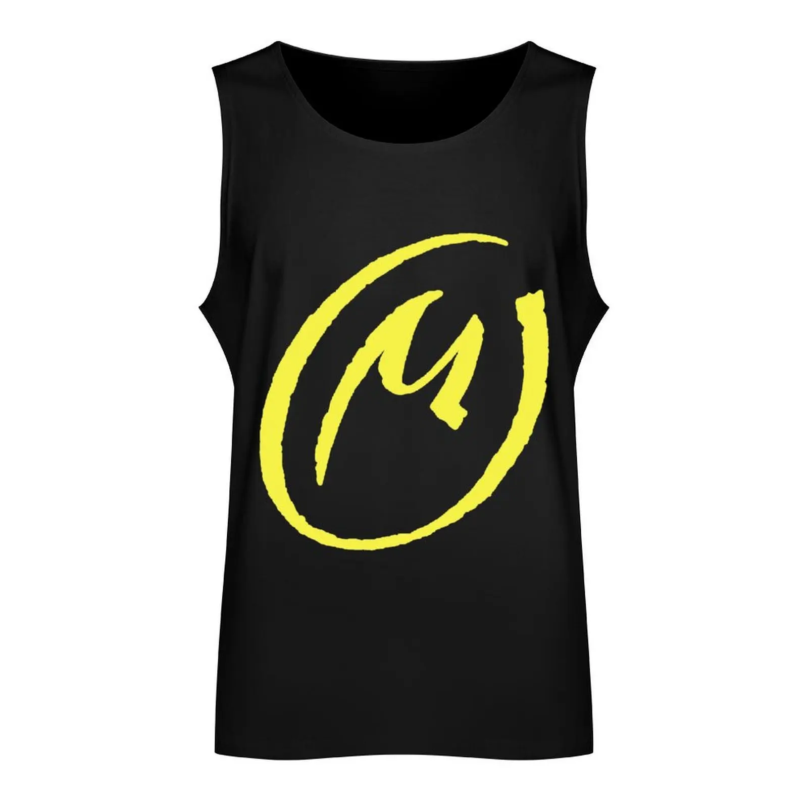 The Yellow 'M' (La marque Jaune) Tank Top best selling products quick-drying t-shirt singlet for men gym clothes man fitness