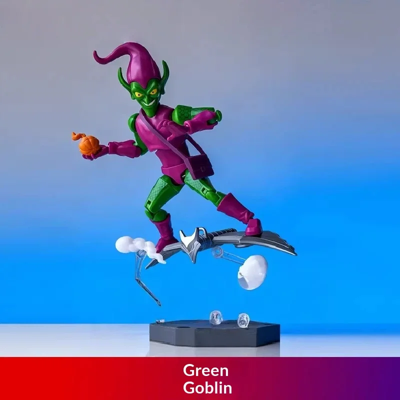 

Коллекционная фигурка Keep Pley Authentic Marvel Infinite Green Goblin Spider-Man 2099, подвижная, в слепой коробке, для детей и мальчиков