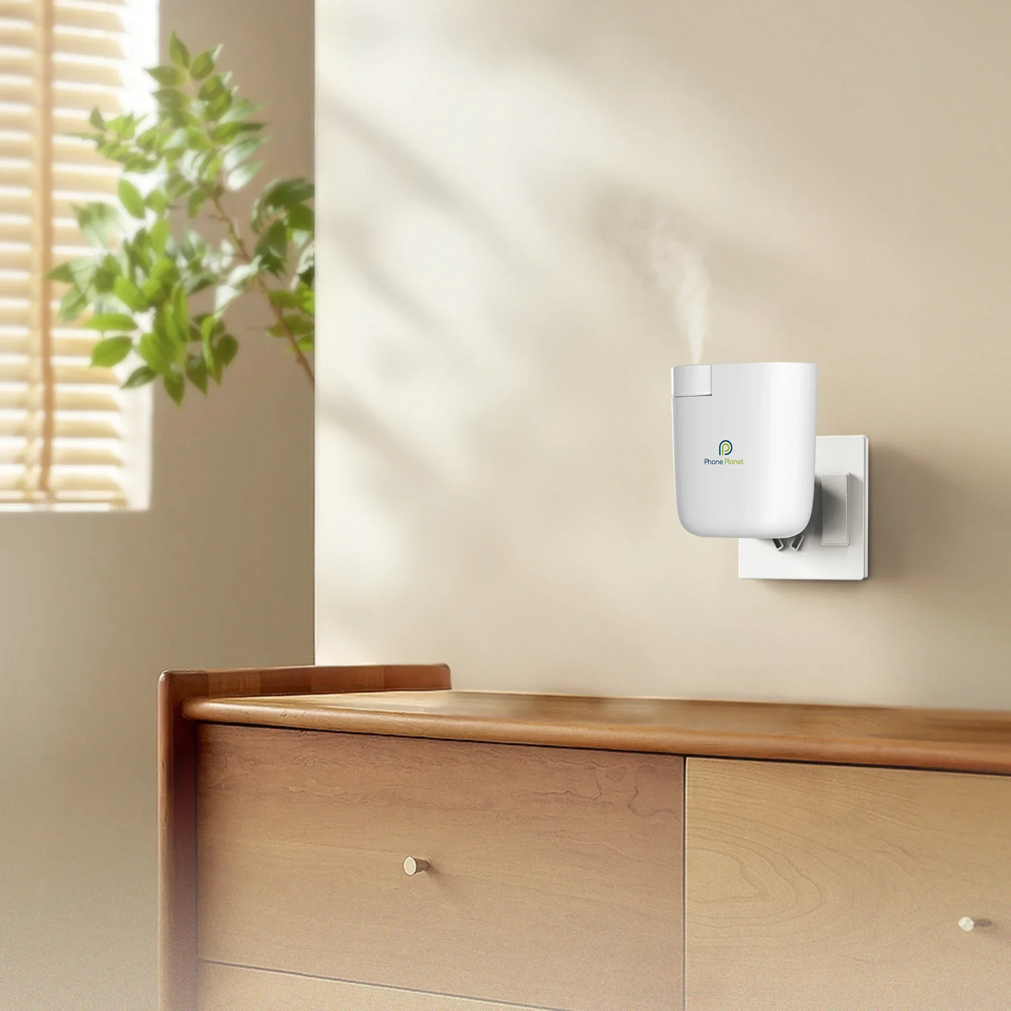 New Hot Smart Room Fragrance Diffuser Mini Wall-mounted Aromatherapy Machine Air Freshener Upgraded Atomization BT Control